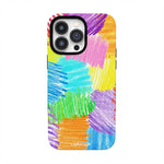 Scribble Me That | Crayola Rainbow Pencil Case iPhone Case Crayola Bold Flex + MagSafe® iPhone 14 Pro 