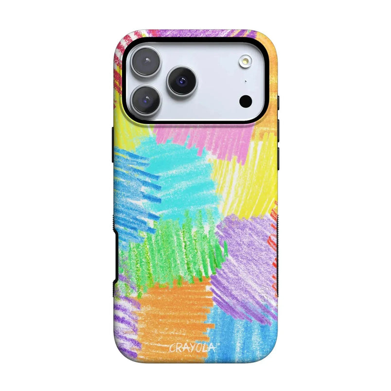 Scribble Me That | Crayola Rainbow Pencil Case iPhone Case Crayola Bold Flex + MagSafe® iPhone 17 Pro Max 