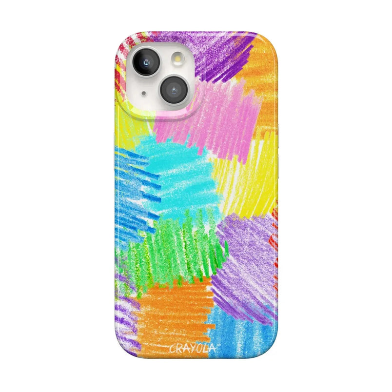 Scribble Me That | Crayola Rainbow Pencil Case iPhone Case Crayola Classic + MagSafe® iPhone 15 Plus 