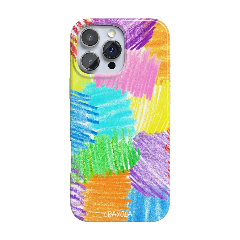 Scribble Me That | Crayola Rainbow Pencil Case iPhone Case Crayola Classic + MagSafe® iPhone 16 Pro Max 