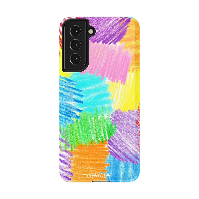 Scribble Me That | Crayola Rainbow Pencil Case iPhone Case Crayola Essential Galaxy S21 