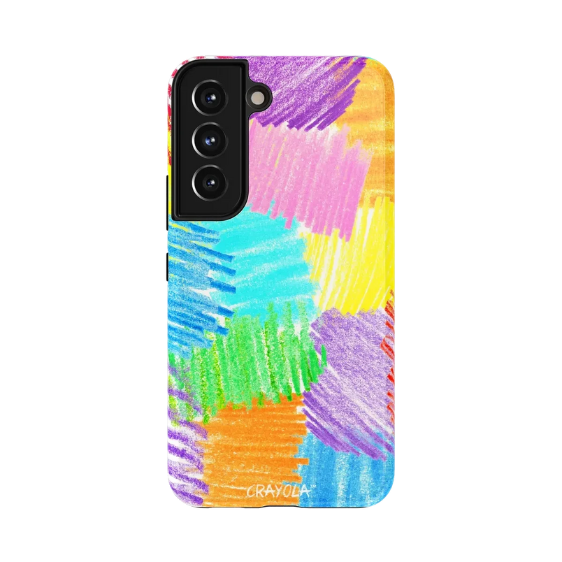 Scribble Me That | Crayola Rainbow Pencil Case iPhone Case Crayola Essential Galaxy S22 