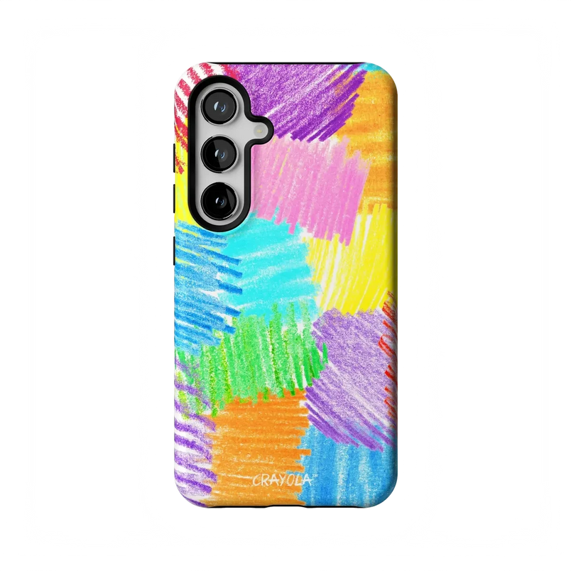 Scribble Me That | Crayola Rainbow Pencil Case iPhone Case Crayola Essential Galaxy S24 