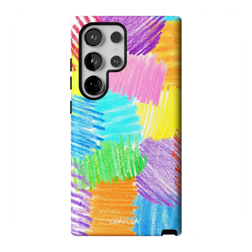 Scribble Me That | Crayola Rainbow Pencil Case iPhone Case Crayola Essential Galaxy S24 Ultra 