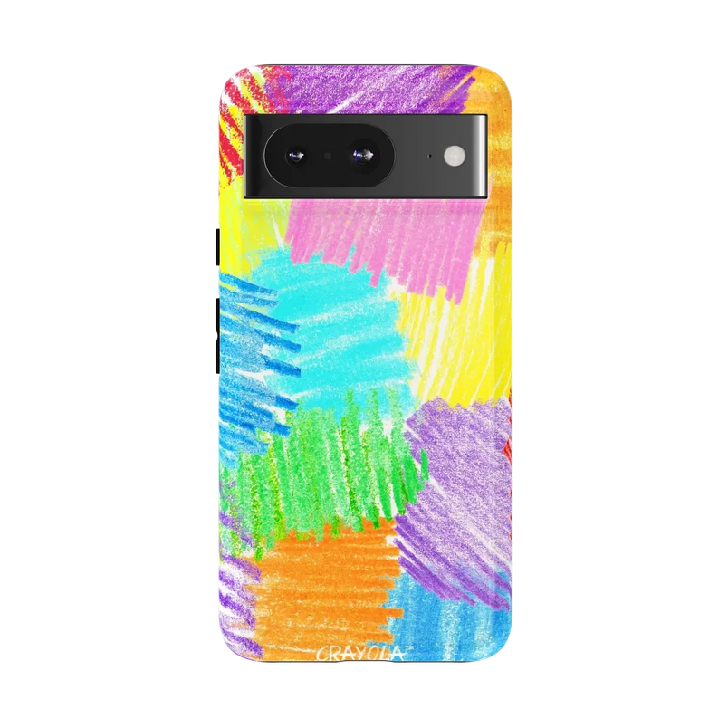 Scribble Me That | Crayola Rainbow Pencil Case iPhone Case Crayola Essential Google Pixel 8 