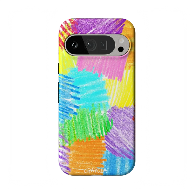 Scribble Me That | Crayola Rainbow Pencil Case iPhone Case Crayola Essential Google Pixel 9 Pro 