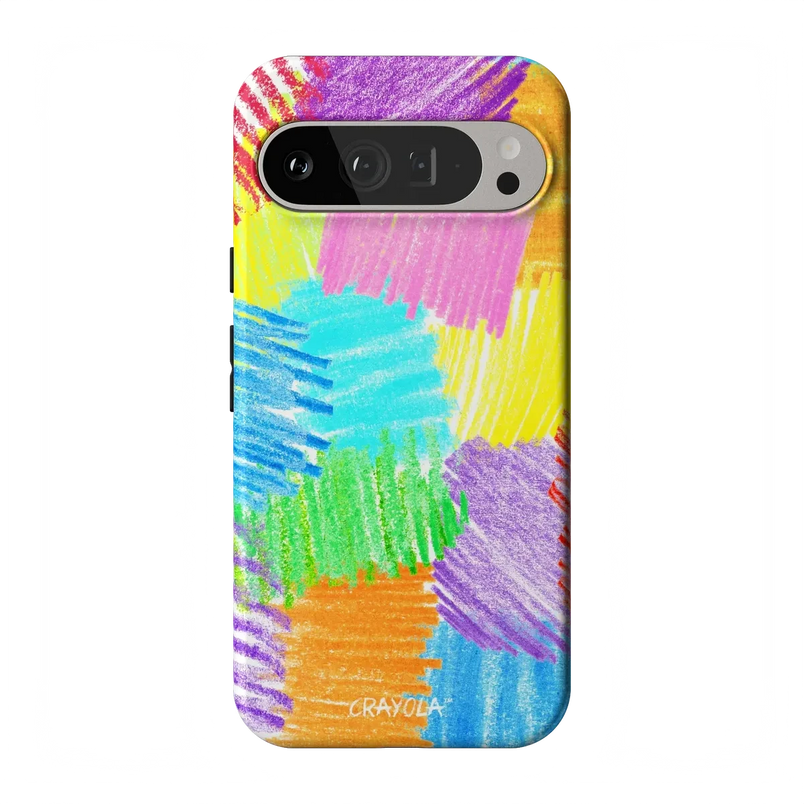 Scribble Me That | Crayola Rainbow Pencil Case iPhone Case Crayola Essential Google Pixel 9 Pro XL 