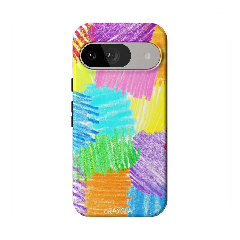 Scribble Me That | Crayola Rainbow Pencil Case iPhone Case Crayola Essential Google Pixel 9 