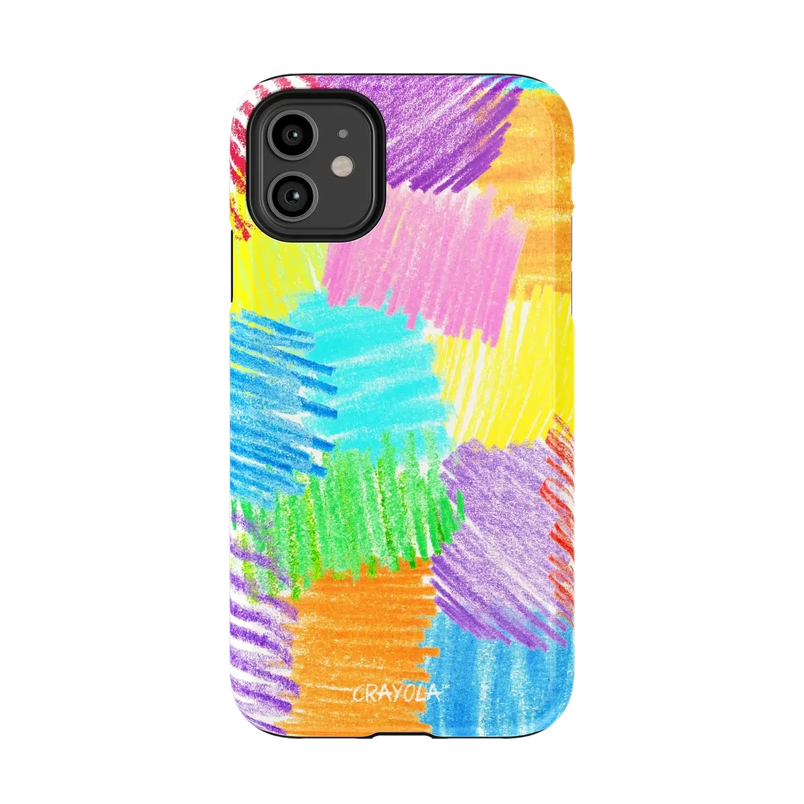 Scribble Me That | Crayola Rainbow Pencil Case iPhone Case Crayola Essential iPhone 11 
