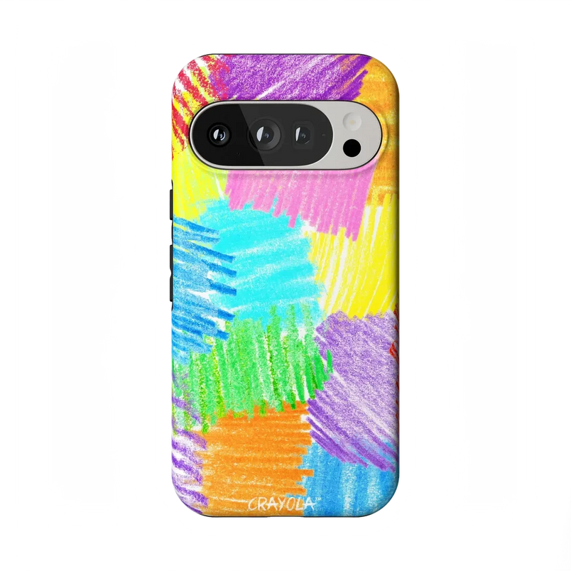 Scribble Me That | Crayola Rainbow Pencil Case iPhone Case Crayola Essential + MagSafe® Google Pixel 10 Pro 