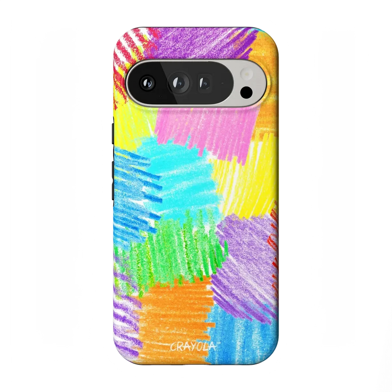 Scribble Me That | Crayola Rainbow Pencil Case iPhone Case Crayola Essential + MagSafe® Google Pixel 10 Pro XL 
