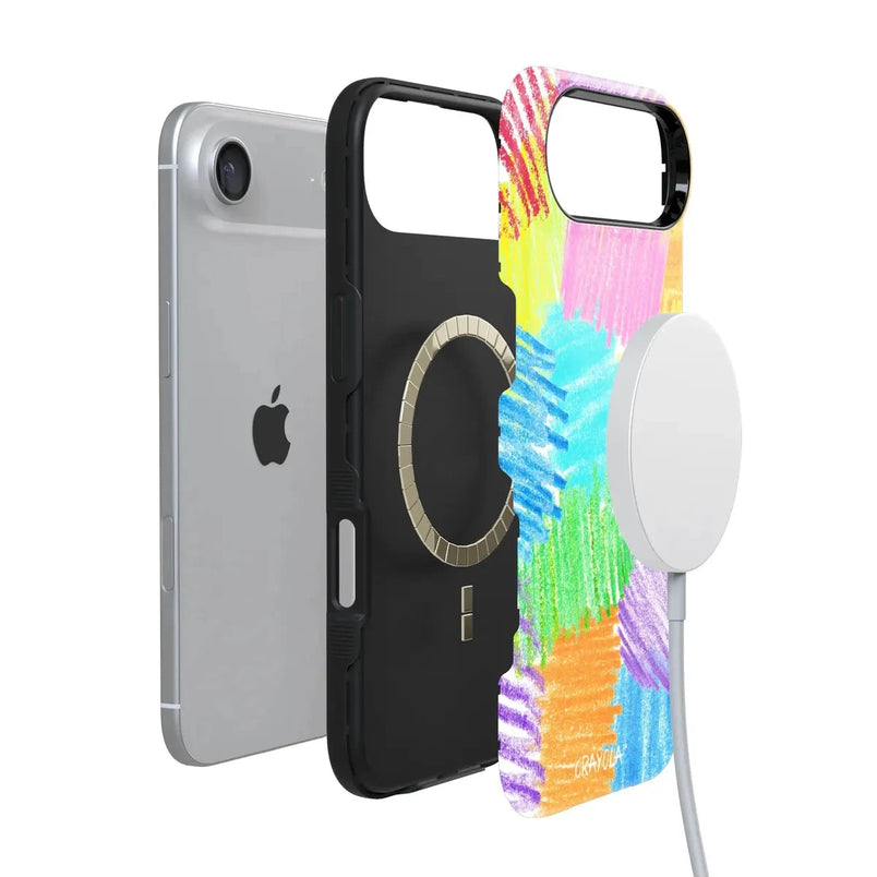 Scribble Me That | Crayola Rainbow Pencil Case iPhone Case Crayola 