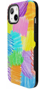 Scribble Me That | Crayola Rainbow Pencil Case iPhone Case Crayola 