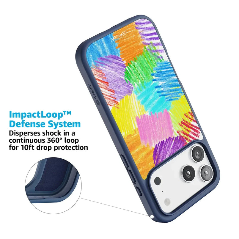 Scribble Me That | Crayola Rainbow Pencil Case iPhone Case Crayola 