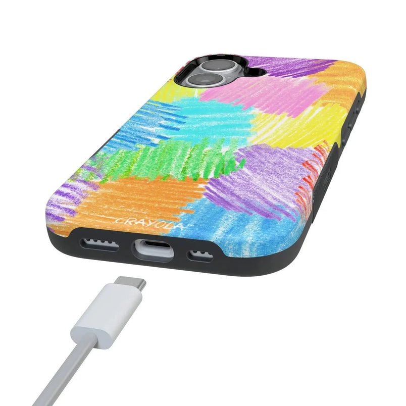 Scribble Me That | Crayola Rainbow Pencil Case iPhone Case Crayola 