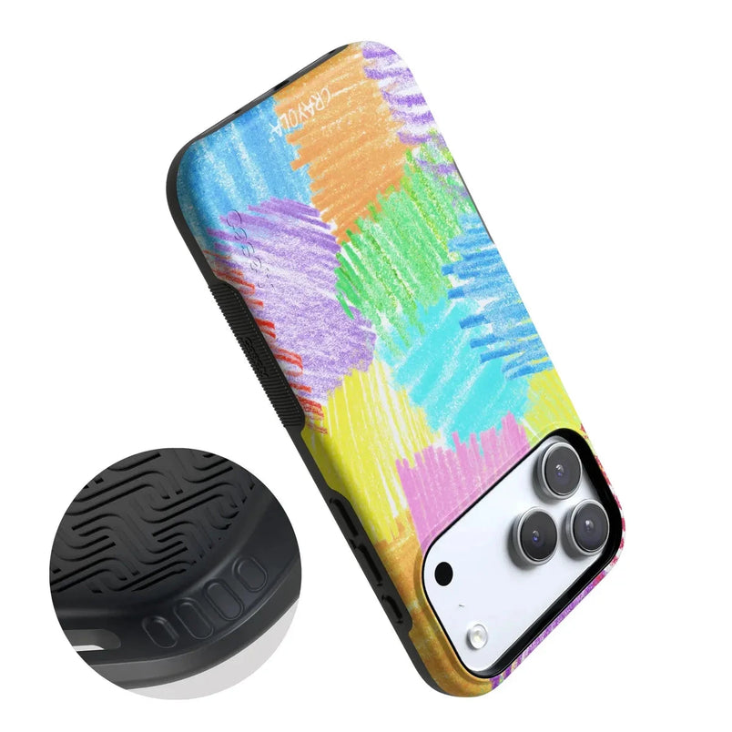 Scribble Me That | Crayola Rainbow Pencil Case iPhone Case Crayola 