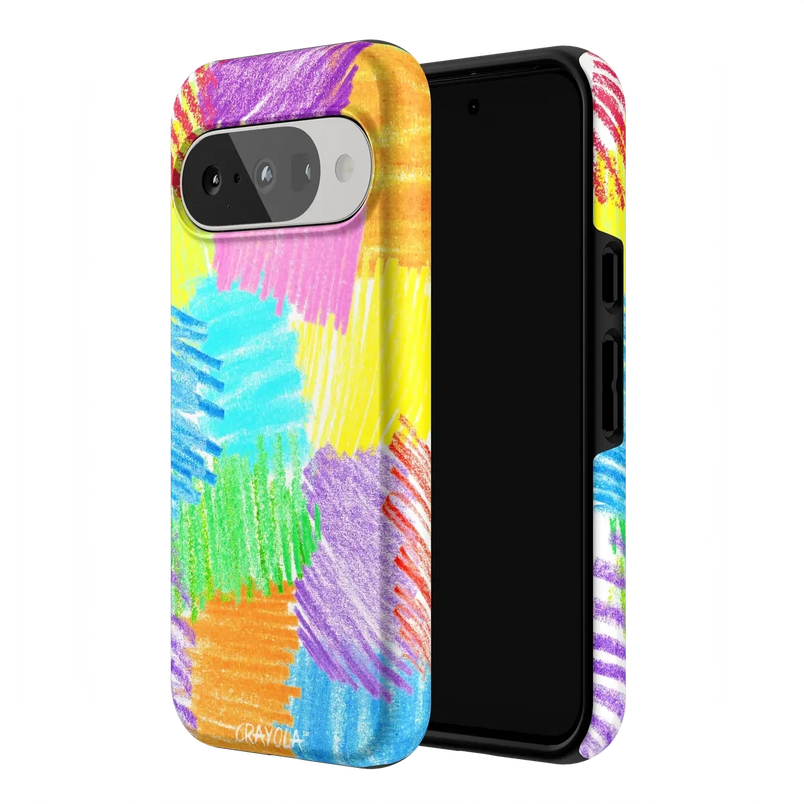 Scribble Me That | Crayola Rainbow Pencil Case iPhone Case Crayola 