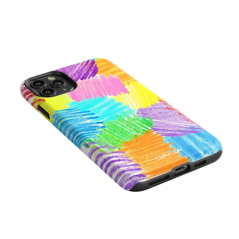 Scribble Me That | Crayola Rainbow Pencil Case iPhone Case Crayola 