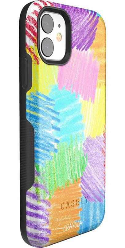 Scribble Me That | Crayola Rainbow Pencil Case iPhone Case Crayola 