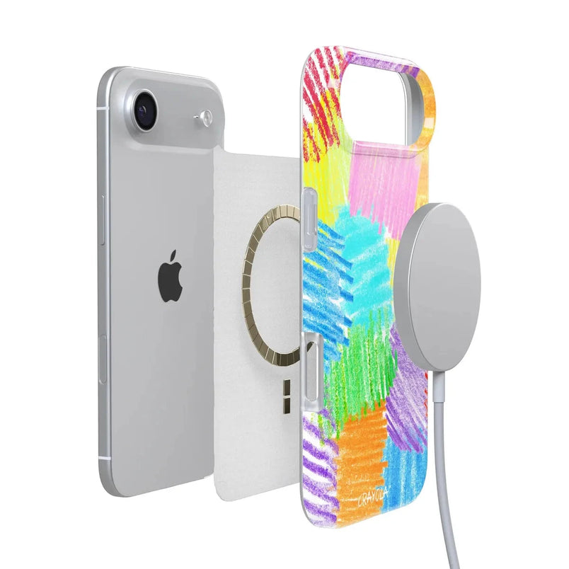 Scribble Me That | Crayola Rainbow Pencil Case iPhone Case Crayola 