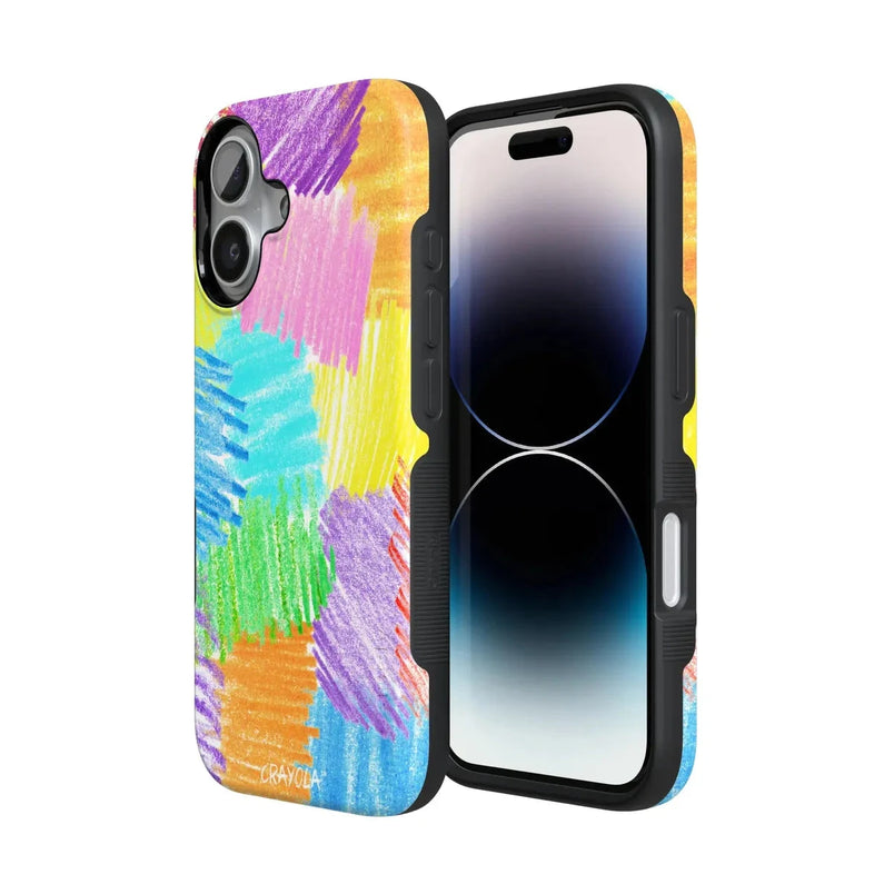 Scribble Me That | Crayola Rainbow Pencil Case iPhone Case Crayola 