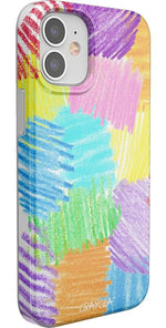 Scribble Me That | Crayola Rainbow Pencil Case iPhone Case Crayola 