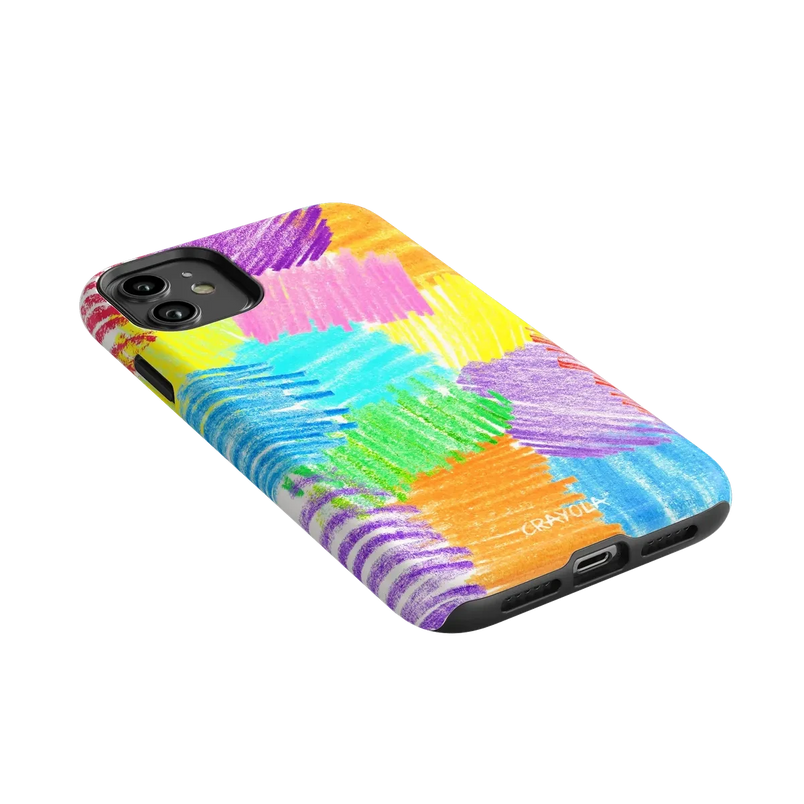 Scribble Me That | Crayola Rainbow Pencil Case iPhone Case Crayola 