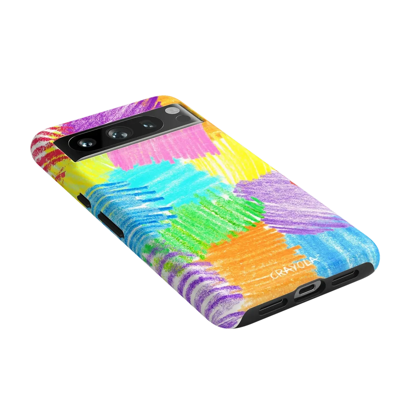 Scribble Me That | Crayola Rainbow Pencil Case iPhone Case Crayola 