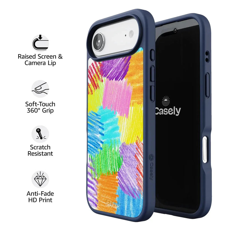 Scribble Me That | Crayola Rainbow Pencil Case iPhone Case Crayola 