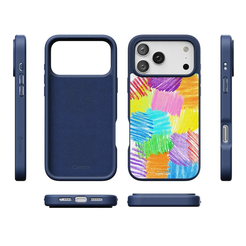 Scribble Me That | Crayola Rainbow Pencil Case iPhone Case Crayola 