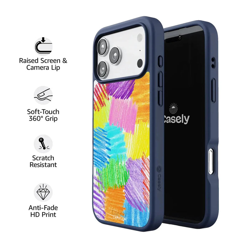 Scribble Me That | Crayola Rainbow Pencil Case iPhone Case Crayola 