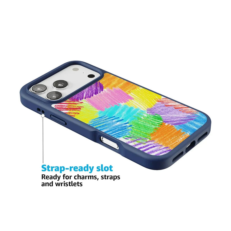 Scribble Me That | Crayola Rainbow Pencil Case iPhone Case Crayola 