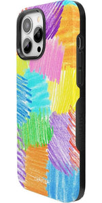 Scribble Me That | Crayola Rainbow Pencil Case iPhone Case Crayola 