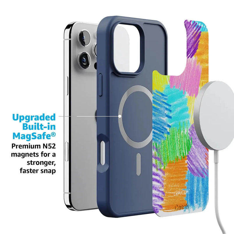 Scribble Me That | Crayola Rainbow Pencil Case iPhone Case Crayola 