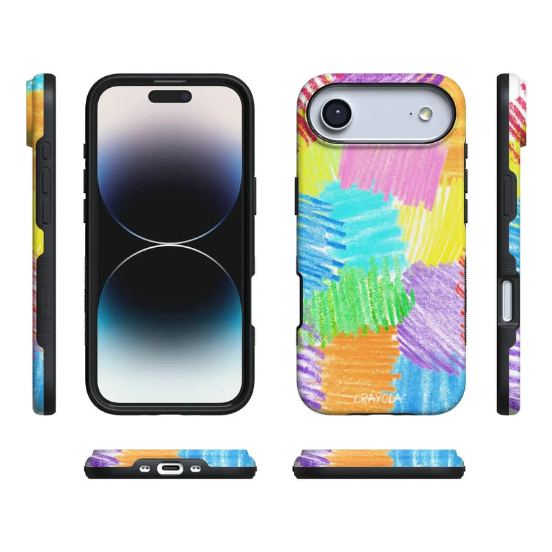 Scribble Me That | Crayola Rainbow Pencil Case iPhone Case Crayola 