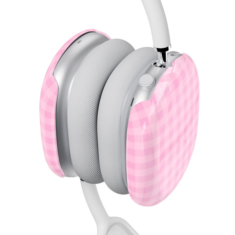 Sweet Jam | Light Pink Gingham AirPods Max Case