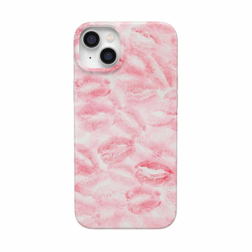Sealed with a Kiss | Pink Lipstick Case Phone Case Casetry Classic + MagSafe® iPhone 14 Plus 