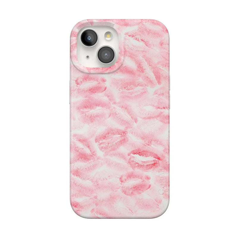 Sealed with a Kiss | Pink Lipstick Case Phone Case Casetry Classic + MagSafe® iPhone 15 