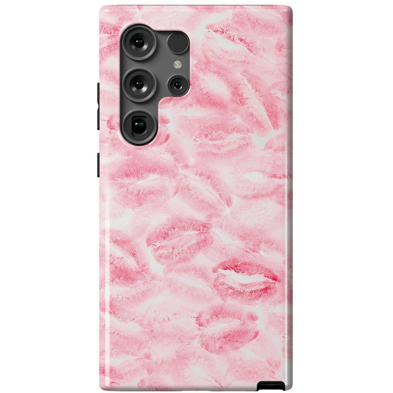Sealed with a Kiss | Pink Lipstick Case Phone Case Casetry Essential Galaxy S21 Ultra