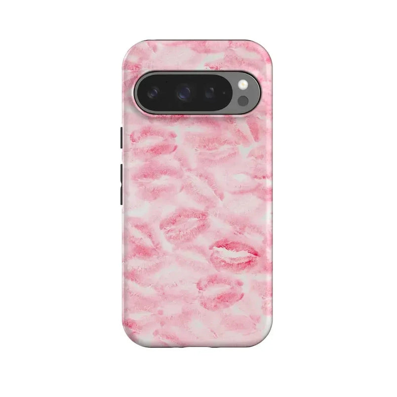 Sealed with a Kiss | Pink Lipstick Case Phone Case Casetry Essential + MagSafe® Google Pixel 10 Pro 