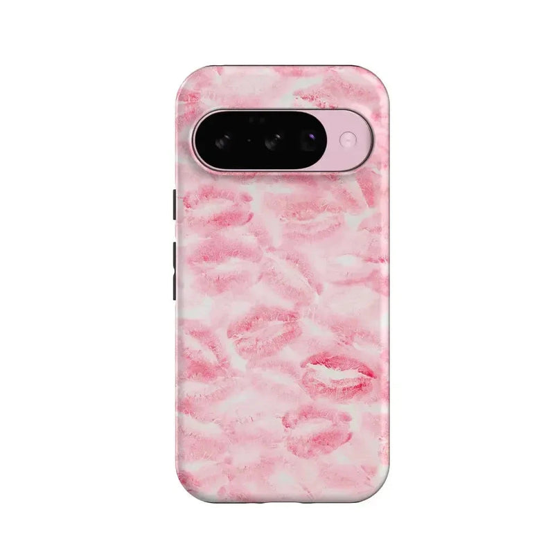 Sealed with a Kiss | Pink Lipstick Case Phone Case Casetry Essential + MagSafe® Google Pixel 10 