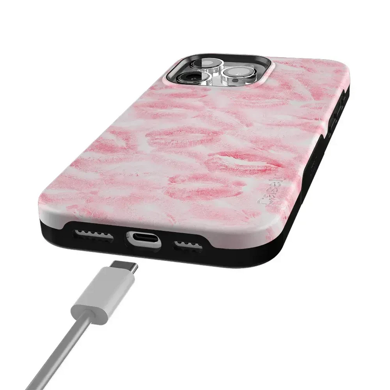 Sealed with a Kiss | Pink Lipstick Case Phone Case Casetry 