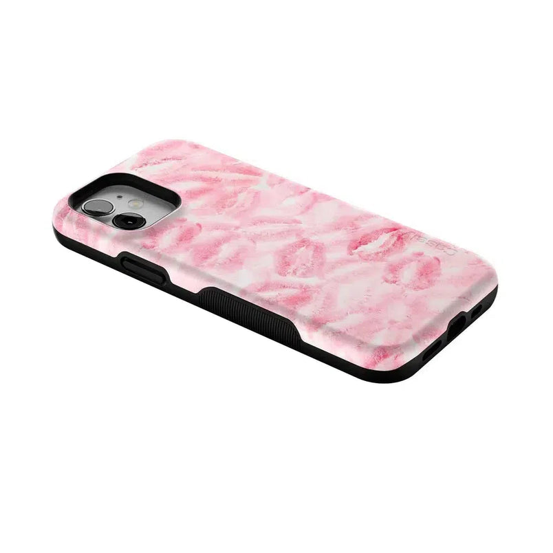 Sealed with a Kiss | Pink Lipstick Case Phone Case Casetry Bold Flex + MagSafe® iPhone 12