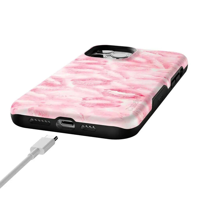 Sealed with a Kiss | Pink Lipstick Case Phone Case Casetry 