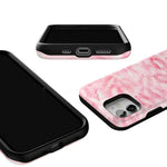 Sealed with a Kiss | Pink Lipstick Case Phone Case Casetry Essential + MagSafe® Galaxy S25