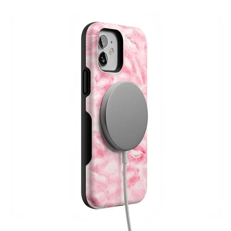 Sealed with a Kiss | Pink Lipstick Case Phone Case Casetry Bold + MagSafe® Galaxy S25 Ultra