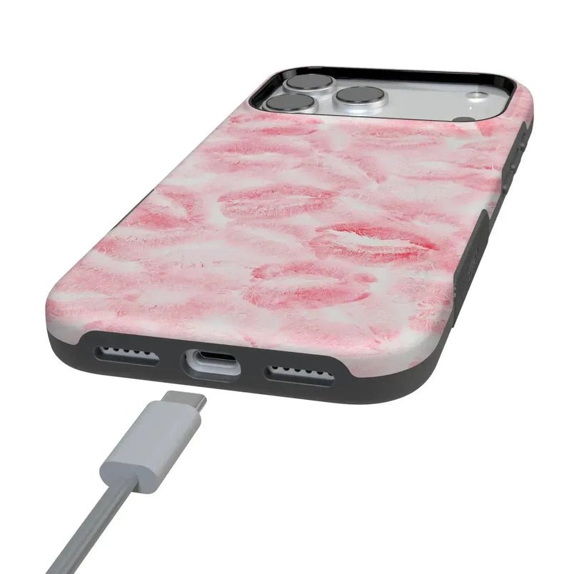Sealed with a Kiss | Pink Lipstick Case Phone Case Casetry 