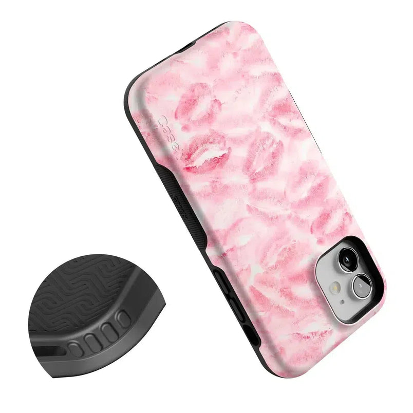 Sealed with a Kiss | Pink Lipstick Case Phone Case Casetry Essential + MagSafe® Galaxy S25 Ultra