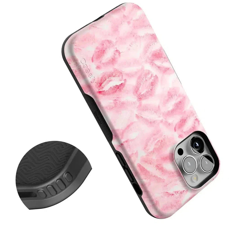 Sealed with a Kiss | Pink Lipstick Case Phone Case Casetry Bold Flex + MagSafe® iPhone 13 Pro Max