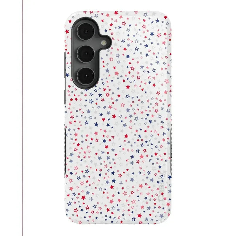 Seeing Stars | Red, White & Blue Case Phone Case Casetry Bold Flex + MagSafe® Galaxy S25 Plus 